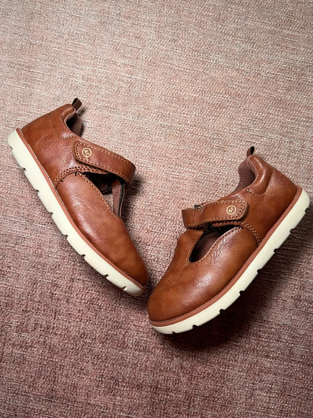 Stride Rite Brown Mary Jane Kids Size 9 Shoes Comfortable Betty Sue